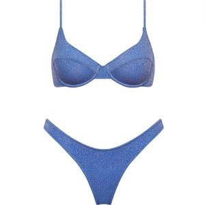 Triangl Bikini Set - ROMY - MARINA SPARKLE - Blue